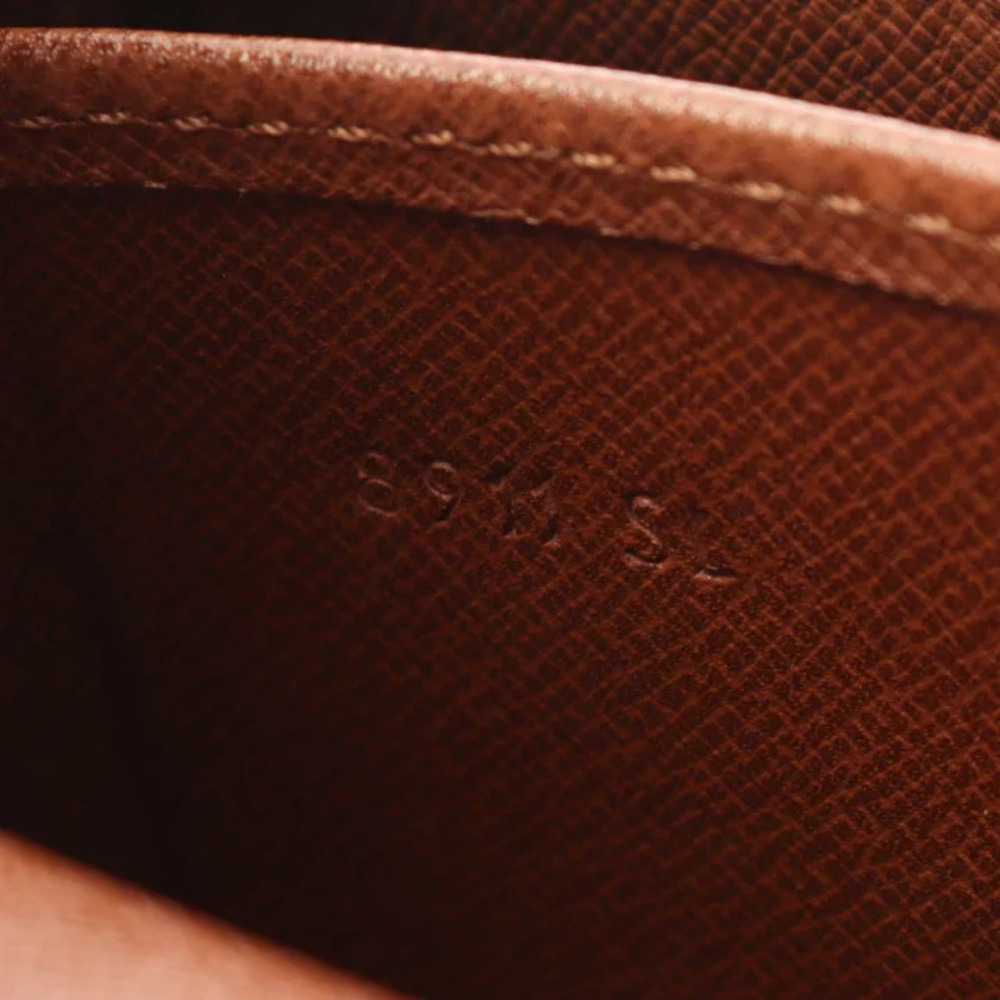 Louis Vuitton Cartouchiere Leather Monogram Brown Canvas Bag Shoulder - Picture 5 of 10